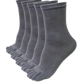 

High Quality Casual Men's Business Socks For Men Cotton Brand Crew Autumn Winter Black White Socks Meias Homens 5 Pairs D1