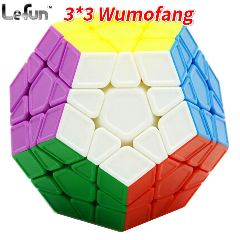 Lefun Wumofang Megamin Cube x скульптура Stickerless профессиональная скорость Magico Cubo Головоломка Развивающие игрушки для детей