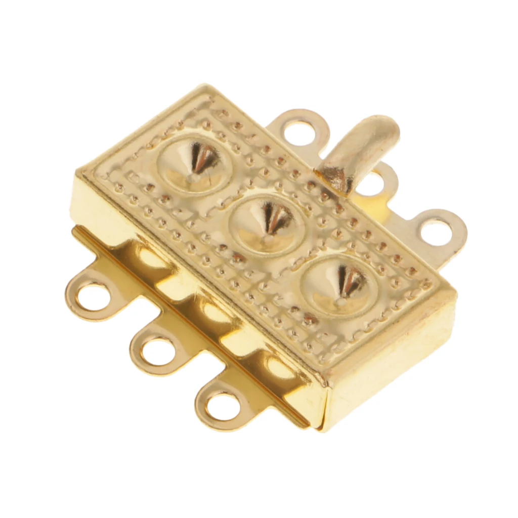 10pcs Metal Bracelet Necklace Jewellery Findings Connectors Box Clasps Buckles DIY Crafts Jewelry