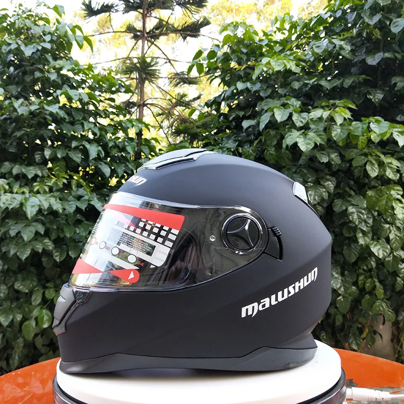Гоночный Кроссовый двойной vr-шлем флип мотоциклетный шлем с внутренним солнцезащитным козырьком с двойным объективом в горошек утвержден