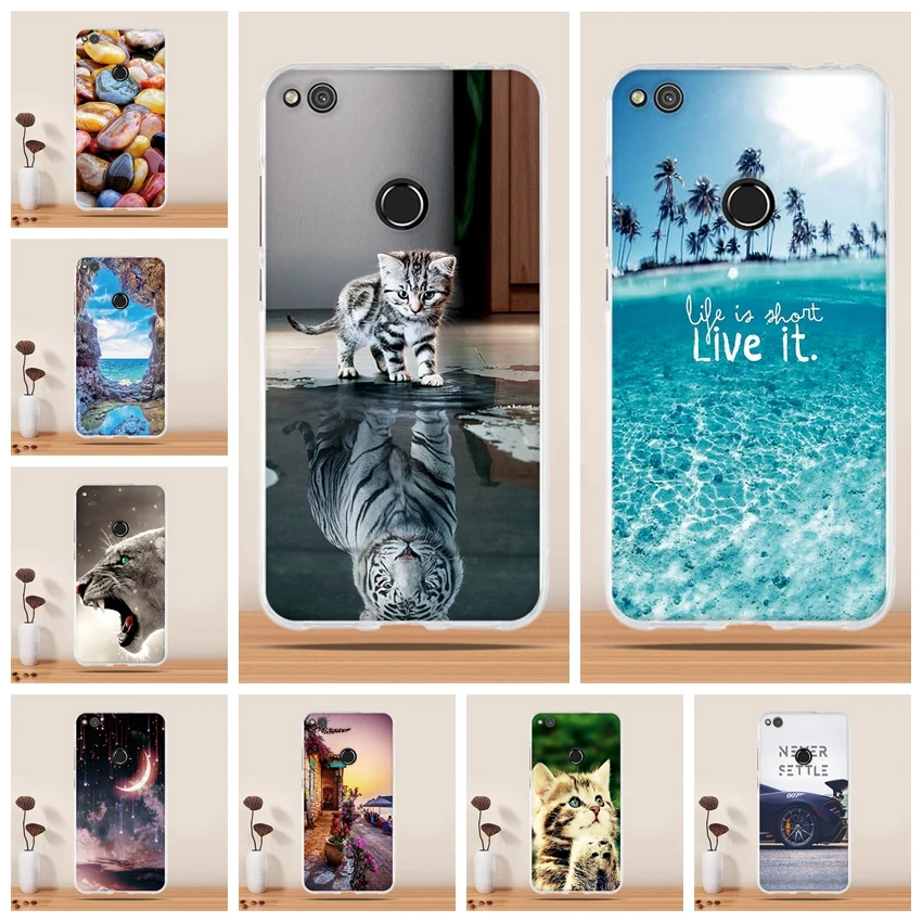 

Case For Huawei P8 P9 Lite 2017 / Honor 8 Lite Case Cover for Huawei P9 Lite Cover Soft TPU Funda for Huawei P9 Lite Case Capas