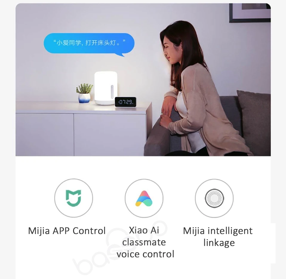 Новая Оригинальная прикроватная лампа Xiaomi Mijia 2 Bluetooth WiFi Сенсорная панель приложение управление RGB настольная лампа работает с Apple HomeKit Siri