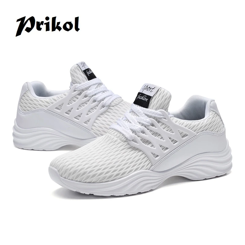 Prikol Роскошные брендовые летние Tenis Masculino Мужские дышащие спортивные туфли