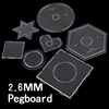 7 type selection 2.6mm perler PUPUKOU beads template Pegboard for hama beads tool diy toy DIY educational puzzle beadbond 1