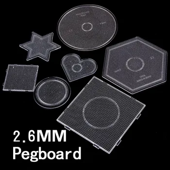 7 type selection 2.6mm perler PUPUKOU beads template for hama beads diy toy DIY educational puzzle beadbond 1