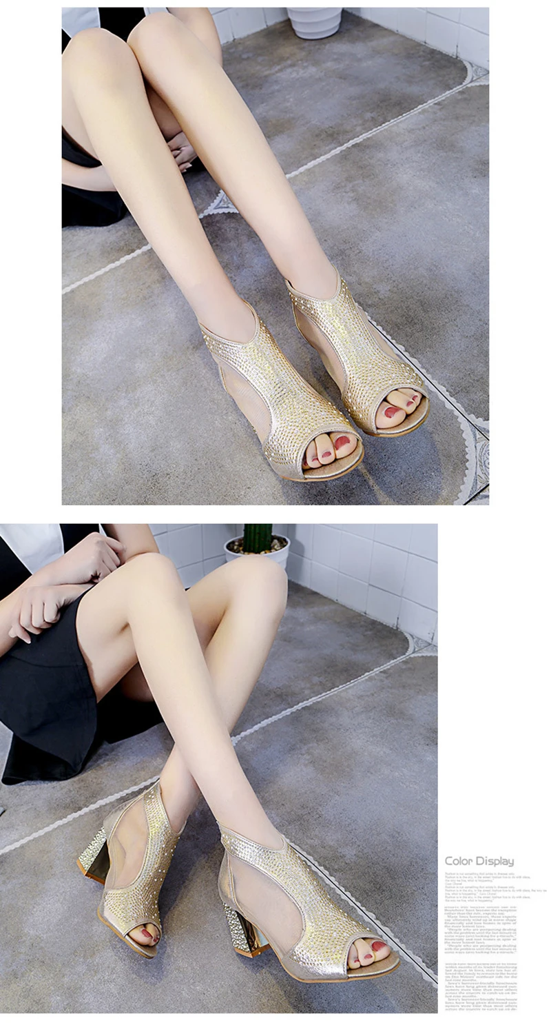 Весенние женские кожаные повседневные сандалии; пикантные женские туфли на высоком толстом каблуке, на платформе, с открытым носком, на молнии; zapatos mujer; 5515W
