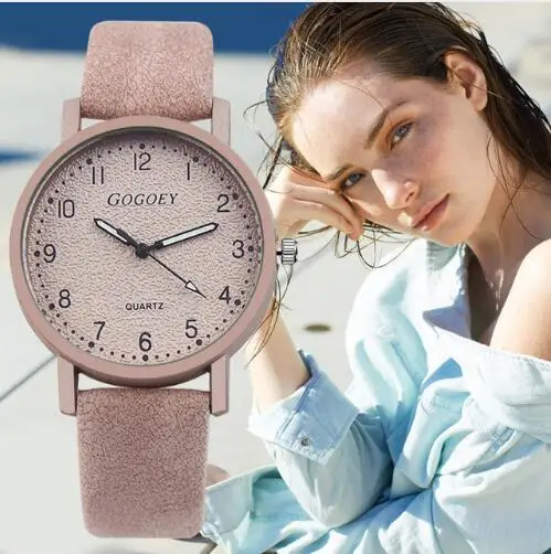 

Gogoey Brand Women's Watches Fashion Leather Wrist Watch Women Watches Ladies Watch Clock Mujer Bayan Kol Saati Montre Feminino