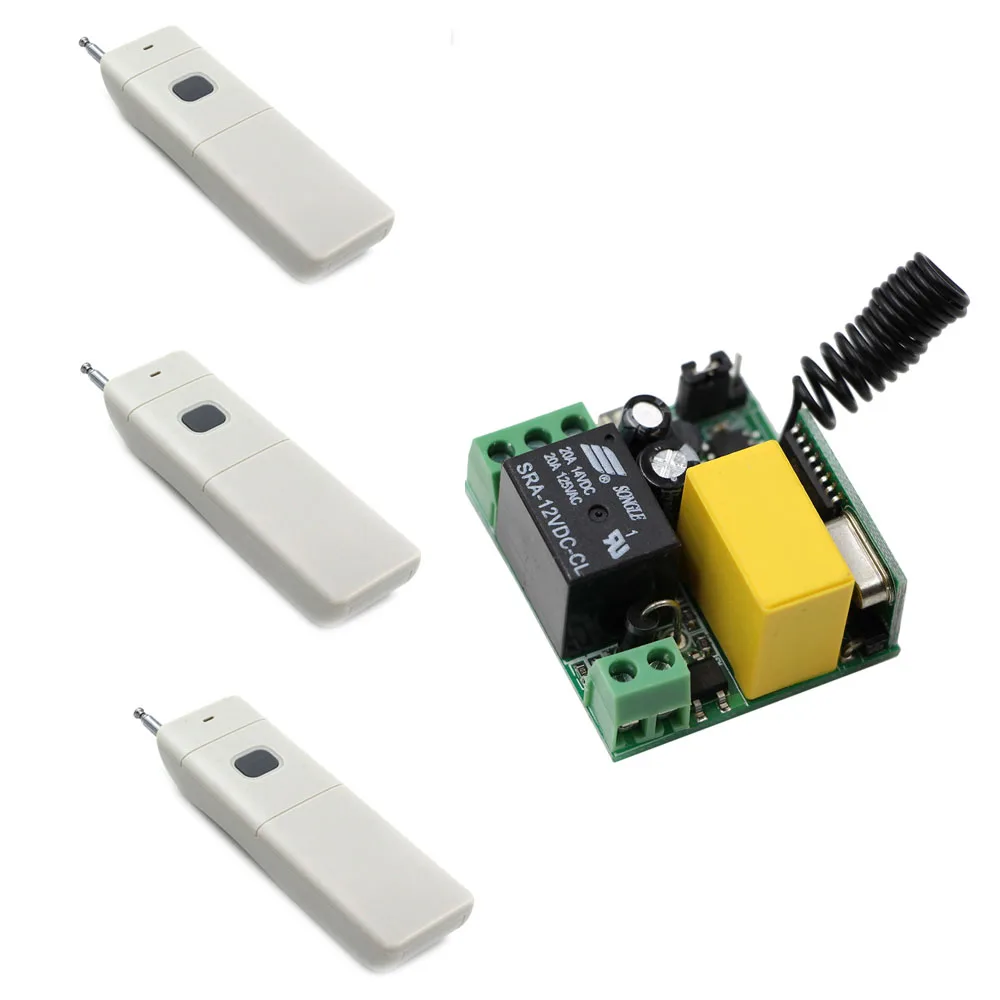 AC 220V Wireless Remote Control Switch Remote ON OFF 1CH 10A Relay Radio Light Switch Receiver 3000M Long Range Transmitter AC 220V Wireless Remote Control Switch Remote ON OFF 1CH 10A Relay Radio Light Switch Receiver 3000M Long Range Transmitter