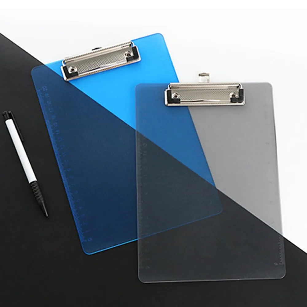 

TIANSE clipboard TS701 Plastic PP Transparent Writing Clip Board A5 Hard Board Stationery Accessory For Office & School supplies