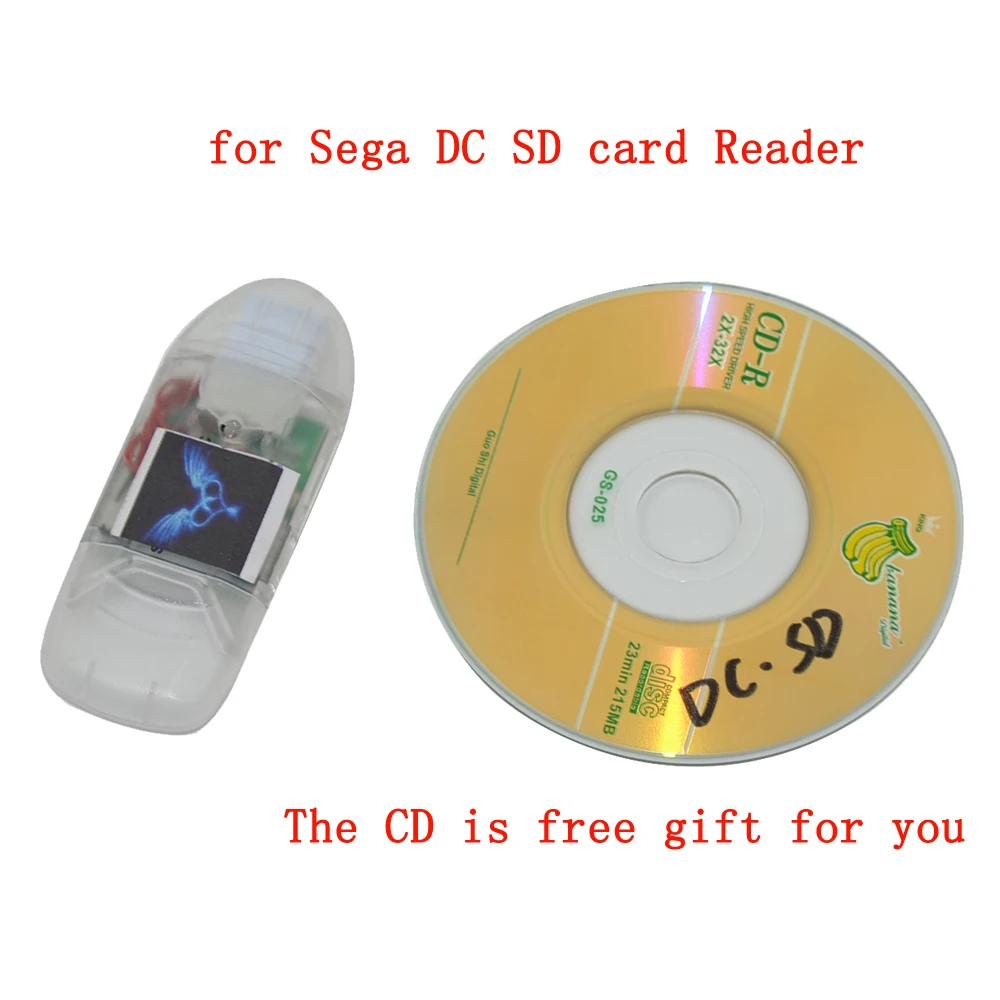 

50pcs High quality for Sega DC SD card Reader DC Reader for Dreamcast game