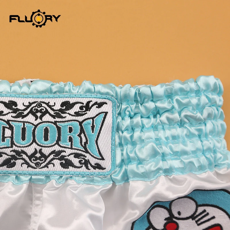 Новинка 2019 года милые детские шорты Fluory Doraemon из тайского фарфора для кикбоксинга
