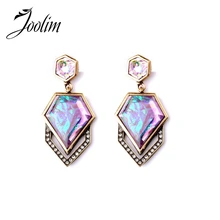 Ювелирные изделия joolim оптом/трендовая винтажная кубическая серьга-гвоздик для пирсинга серьги массивные вечерние серьги на все случаи жизни