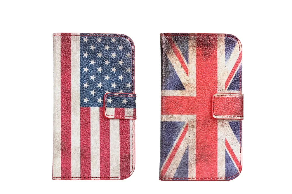 Retro Cover Case For Samsung Galaxy S3 Mini Wallet Leather