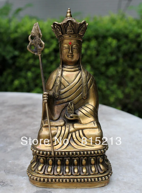 

wang 00028 Rare OLD Tibet Copper Bronze Buddhism Buddha Bodhisattva Statue 884g