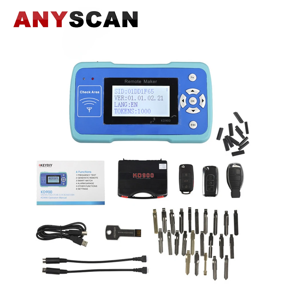 

Free Shipping Newest KD900 Remote Maker the Best Tool for Remote Control World One Button Smart Online Update KD900 Remote Tool