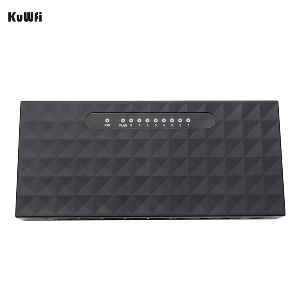 Desktop Switch High Speed Smart Gigabit 8 Port Switch 10/100/1000 Gigabit Ethernet Network Switcher Lan Hub With EU US Plug