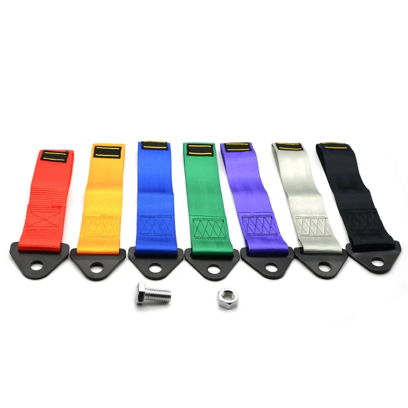 سحب حزام العالمي عالية الجودة سباق سيارة tow strap/الحبال/هوك/سحب القضبان مع شعار