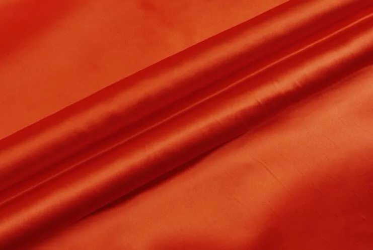 stretch satin orange