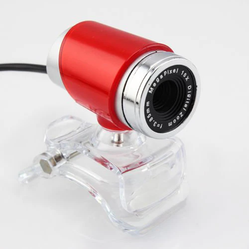 GTFS-USB 5,0 мегапиксельная веб-камера с кристальным зажимом для ноутбука ПК красный
