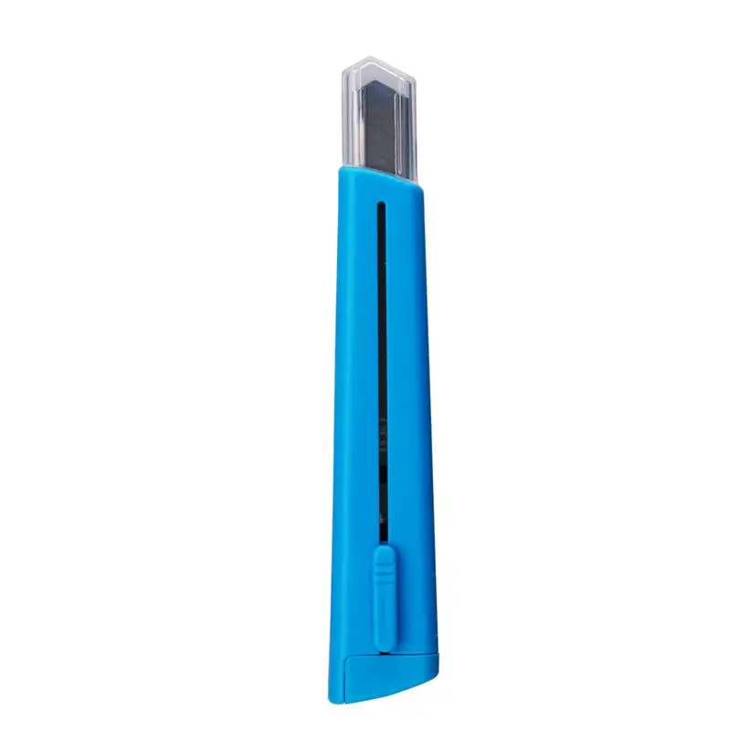Deli Art knife художественные принадлежности универсальный нож 126*22*16 мм Металл высокого качества Школьные Офисные ножницы для бумаги 1 шт./компл. мини-нож - Цвет: 2038-blue