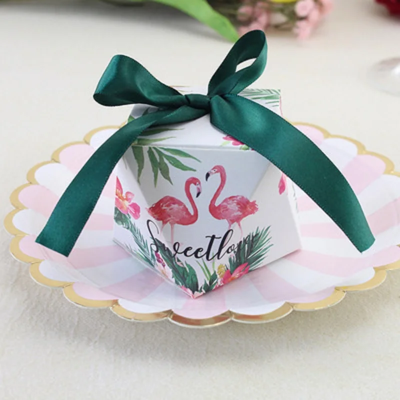 

OUDIROSE New Creative Marble Pattern Candy Box Wedding Gift Decoration Box Bomboniera Gift Box Party Supplies Baby Shower Tray