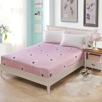 

Bed Sheet Without Pillowcase Dandelion Printed Bed Linen Queen King Size Mattress Covers Fitted Sheet Sets With Elastic