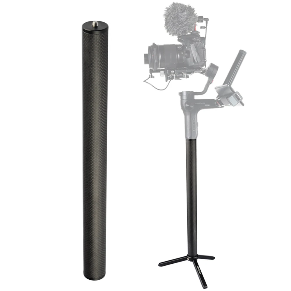 

Carbon Fiber Extension Pole Stick 1/4'' Tread Extendable Rod Monopod for DJI Ronin S Moza Air 2 Weebill Stabilizer Handlebar