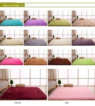 

Multicolor Ultra Soft Living Room Carpet Children Rugs Room Mat Carpet Modern Shaggy Area Rugs Carpet Bedroom Size 80x120