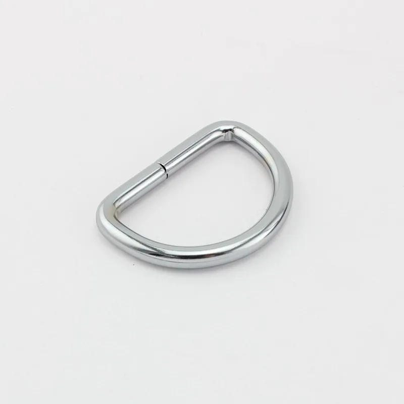 10 шт. 50 шт. 5,0 мм линия 25 мм Открытое кольцо, сплав металла d-образное кольцо с круглыми краями сумки аксессуары разъем для ремня