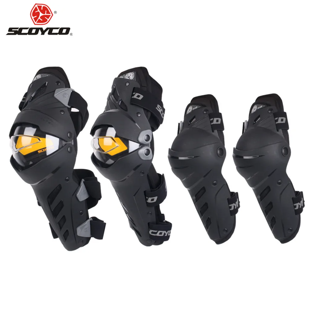 

CE Approved 4Pcs Motorcycle Knee Elbow Pads Guards Racing Knee Brace Motocross Knee Protector Sports Protective Gears Kneepads