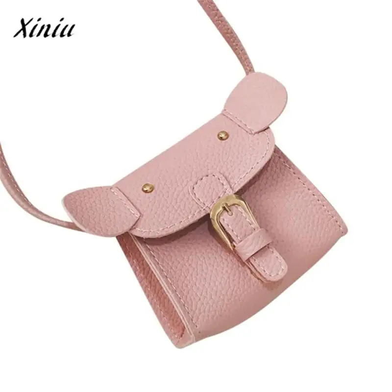xiniu hildren Cute Animal Print Leather Bag Shoulder Bag Mini Crossbody Bag Coin purse cat wallets for children cat purse cat print tee