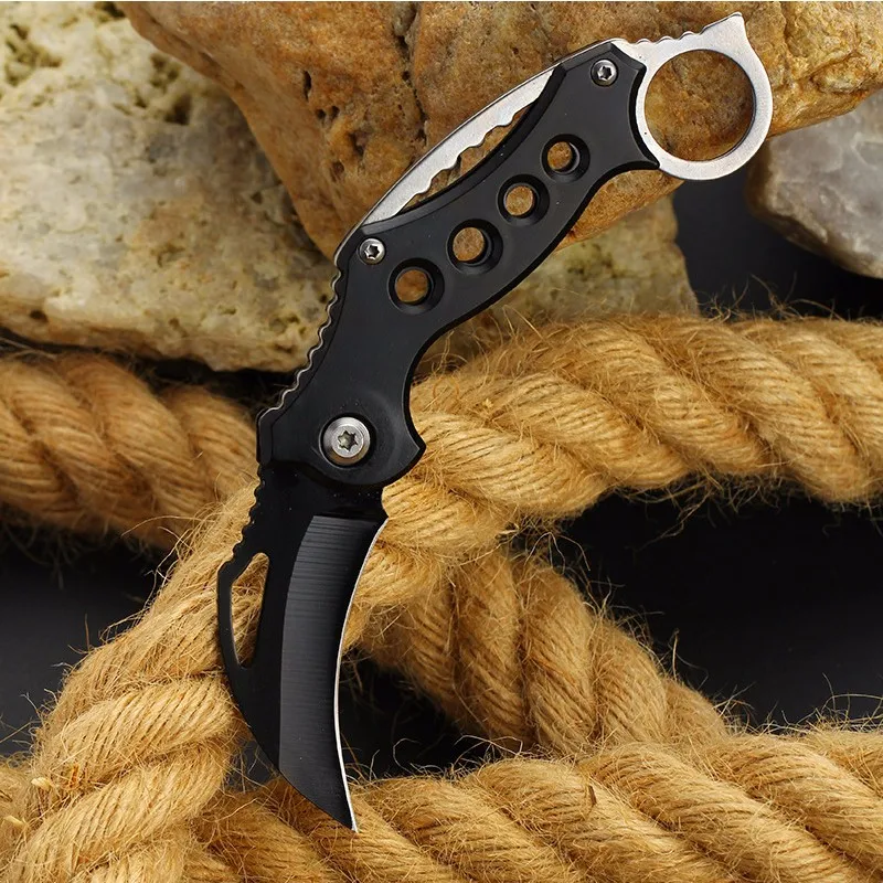 

High Hardness Folding Knife Camping Tactical Outdoor Tool Multi-function Survival Claw Knife Mini Knife