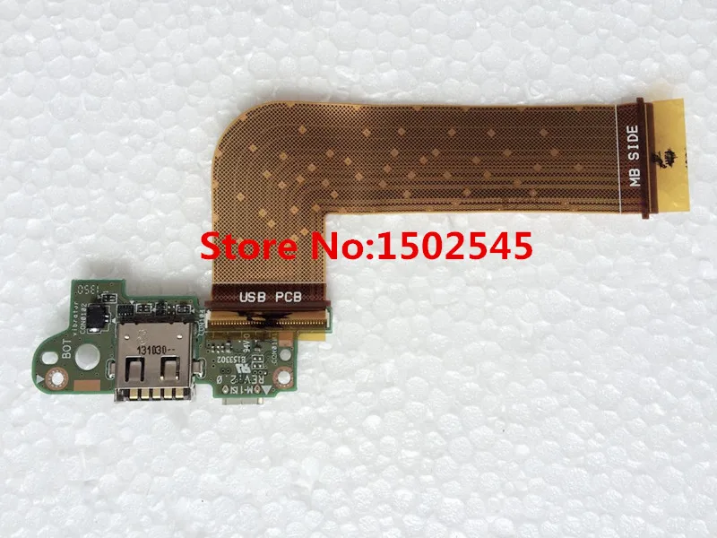 Оригинальная плата интерфейса USB для ноутбука с кабелем планшета DELL Venue 11 Pro 5130