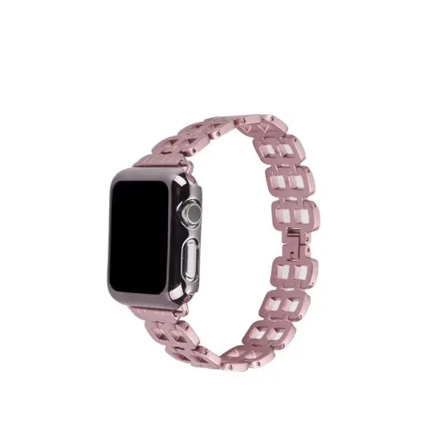 Luxury    for apple watch band iWatch strap accessories watch parts watch band bracelet Metal Stainless Steel (6)
