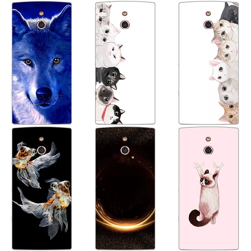 

Newest Cool Phone Cover Case For Sony Xperia P LT22 LT22i Fundas Coque flower animals design Back Cover Capa