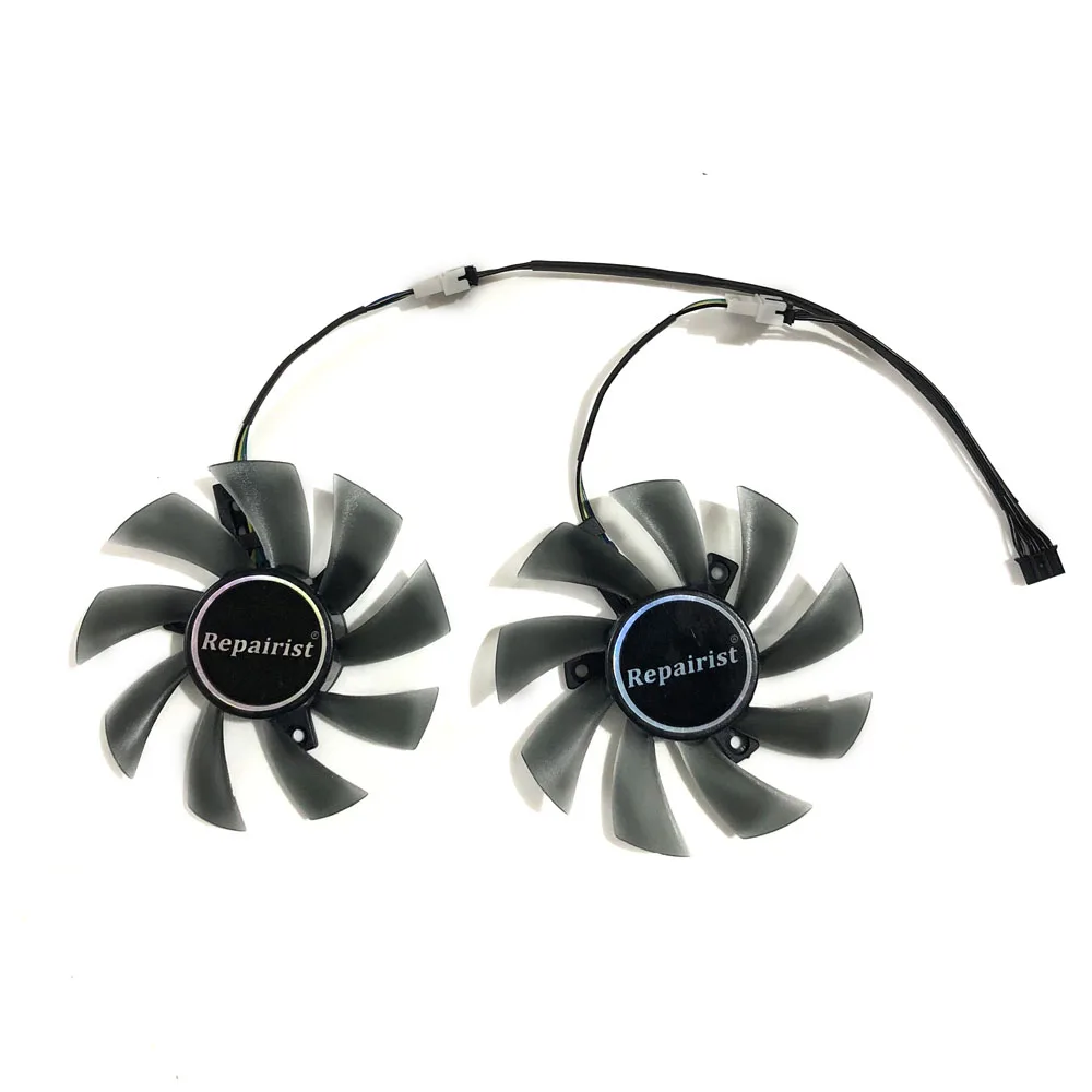 Download 2pcs/set 87mm Fan gtx1070 GPU Alternative Cooler For Gigabyte GTX 1070 WINDFORCE VGA Card ...