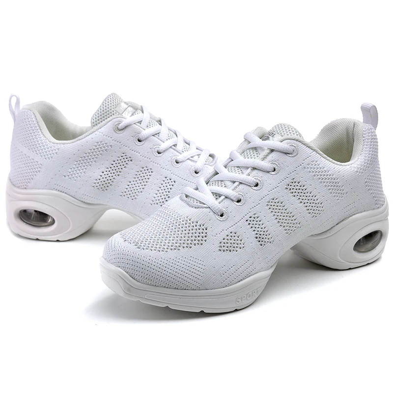 DUDELI/Новинка; дышащая танцевальная обувь на мягкой подошве; женские спортивные танцевальные кроссовки; обувь в стиле джаз и хип-хоп; женская танцевальная обувь