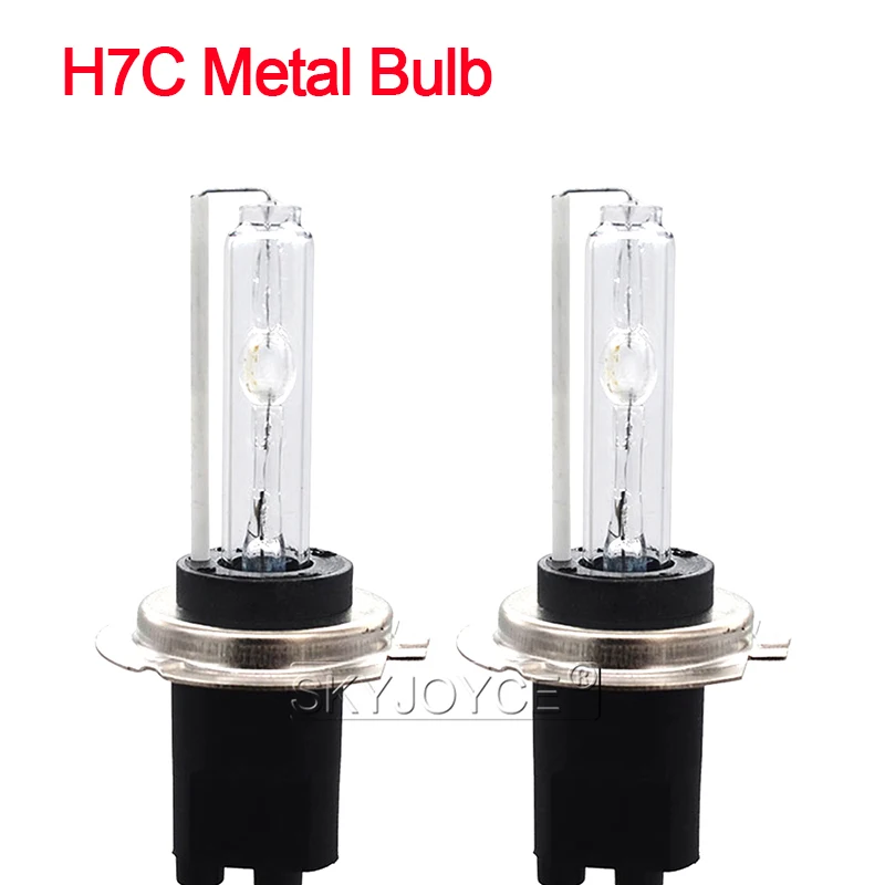 35 W 55 W ксенона H7C H7CR HID лампы 4300 K 5000 K 6000 K 8000 K металлической основе с керамическим защитным покрытием лампы для автомобилей света ксеноновые H7 комплект ксеноновых фар