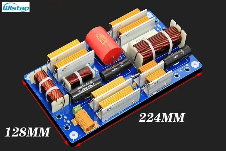 Высокая мощность кроссовер 1200W профессиональный 2Way Кроссовер-точка 1,8 кГц удостоверения личности для 12-15 дюймов высокомощный сабвуфер Динамик блок hi-fi звук