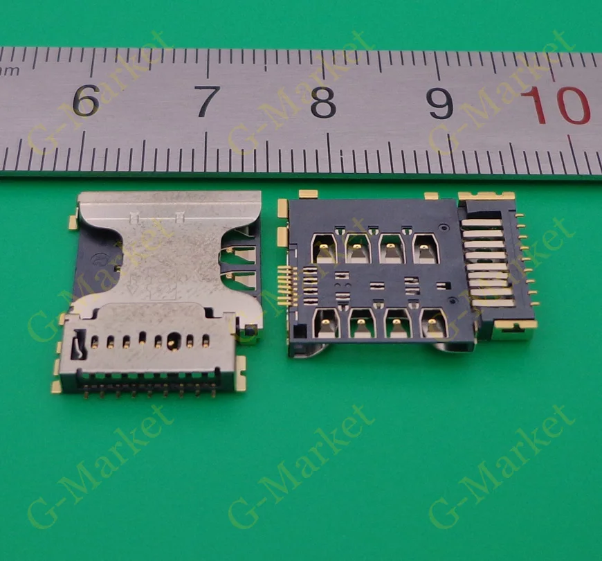 1 шт для samsung I8552 I879 I8262 I9128V G3508 I8258 I8252 i8558 памяти sd sim карты Держатель Разъем|slot