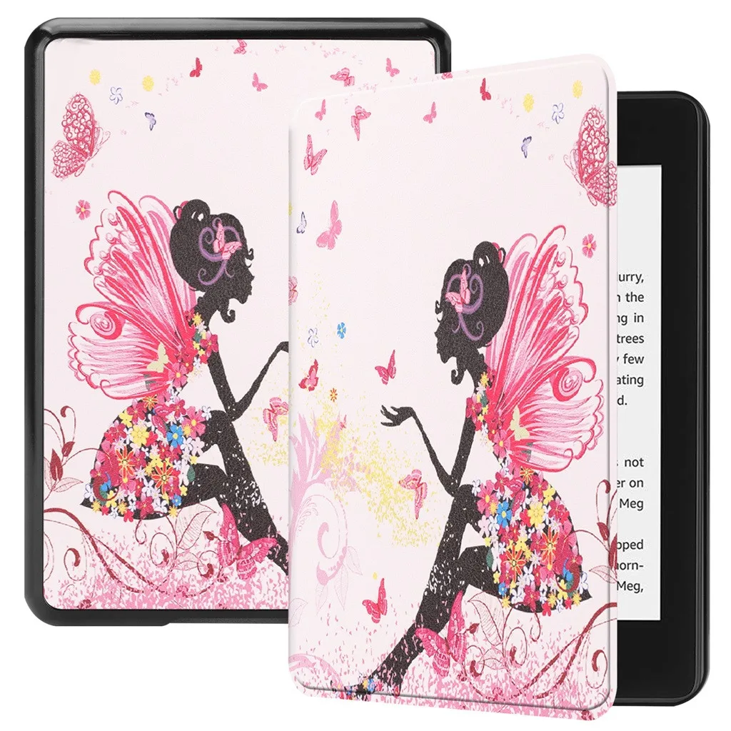 2019 Novo Kindle Paperwhite 4 10th Tampa Da Caixa de Shell Moda Ultra Slim Inteligente Folio PU Capa De Couro чехол c0527 | Компьютеры