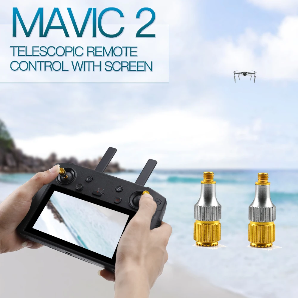 

Mavic 2 Pro Zoom Telescopic Thumb Rocker Rod Stick Remote Control With Screen Joystick Transmitter Holder Stick Replace Handle
