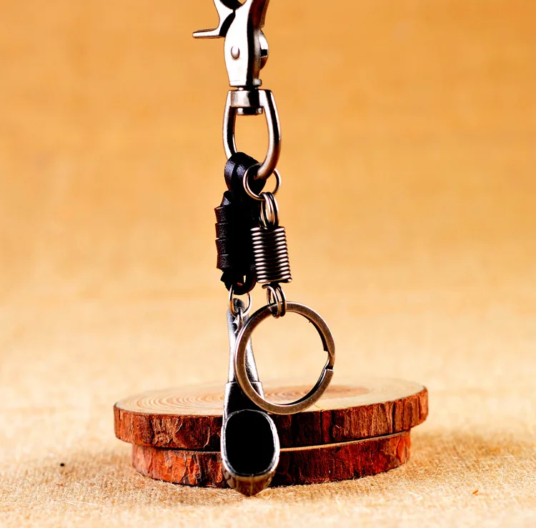

JEWELRYGIFT fashion!Key Chain Accessories Pipe Key Ring PU Leather smoking Pipe Pattern Car Keychain Jewelry Bag Charm