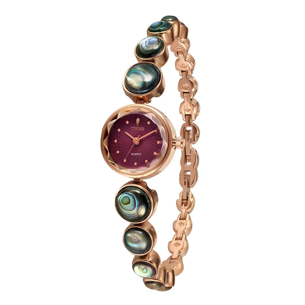 2016 TIME100 Watch Women Fashion Vintage Bracelet Small Dial Alloy Abalone Shell Bracelet Quartz Watches relogio