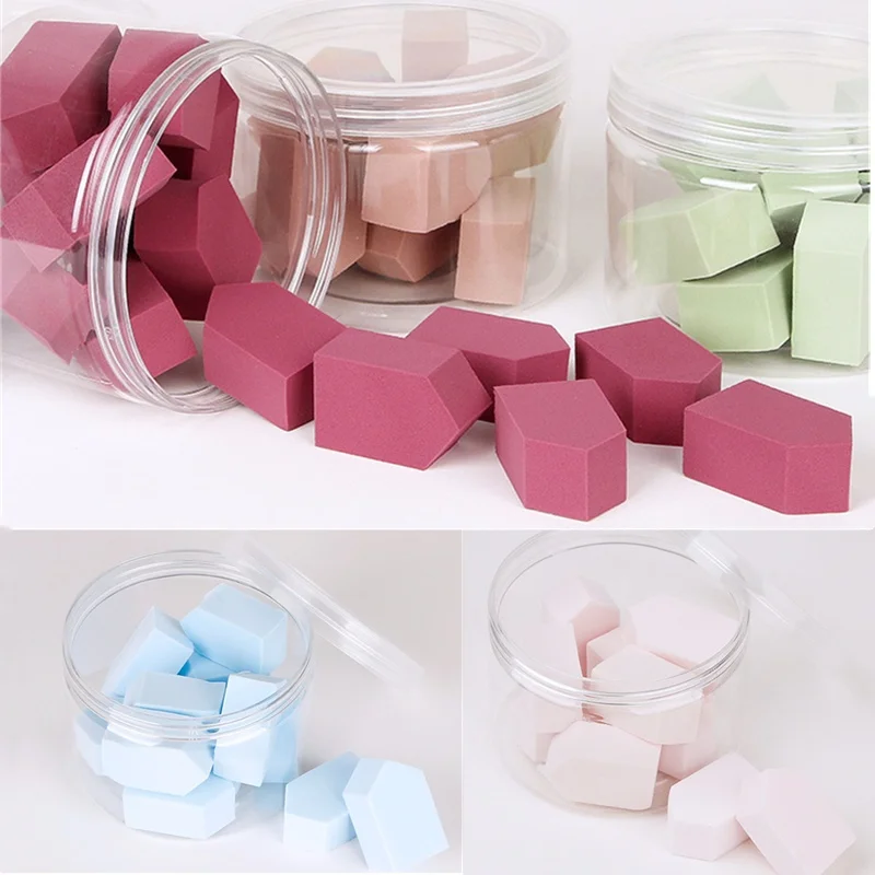 10 шт./компл. губка для макияжа в форме домика Косметическая гладкая безупречная пудра инструменты для макияжа Косметика Профессиональный натуральный макияж