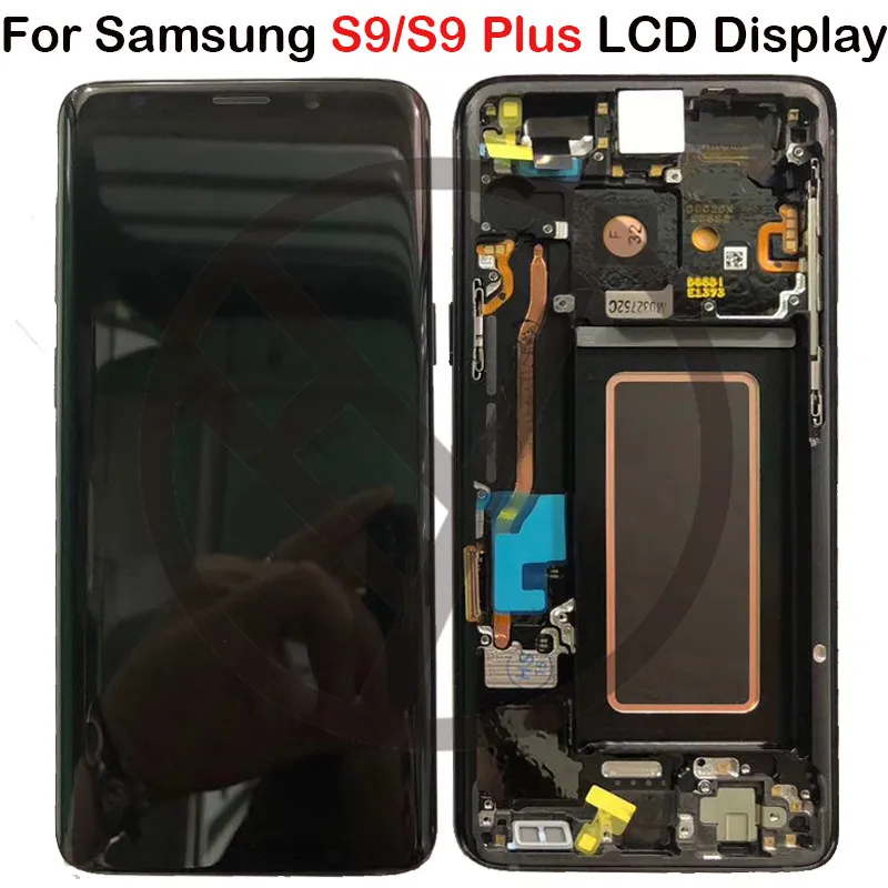 Сменный сенсорный ЖК экран AMOLED для SAMSUNG Galaxy S9 Plus G960 G965 с рамкой|Экраны мобильных