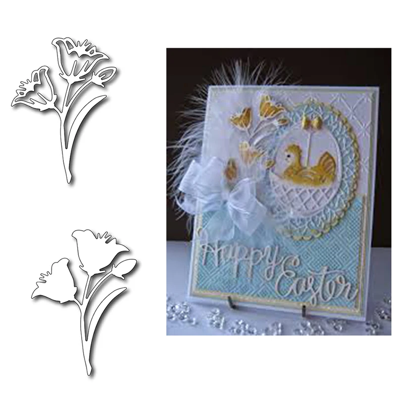 

Eastshape Nice Flower Metal Cutting Dies New Arrive for Dies Scrapbooking Album Decorative Embossing Paper Cards Template