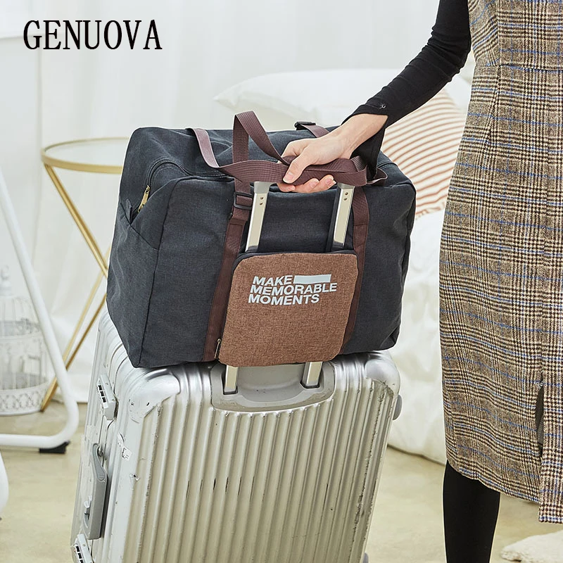 

Marca Women's Handbag Fashion Large Capacity Tram Bag Luggage Bag Travel Bag Men's Proof D 'Water Portable Foldable Duffle Bags