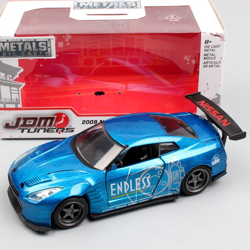 Тюнеры Jada JDM для автомобилей NISSAN GTR 1:32 R35 Бен сопра литье под давлением