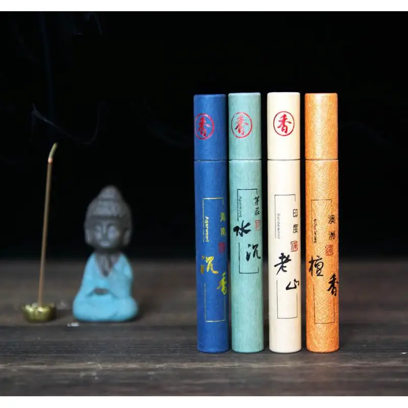 

45pcs/Box Natural Backflow Incense Cones Stick Meditation Buddhism Smoke Cones Sandalwood Aromatherapy Home Drive Mosquitoes
